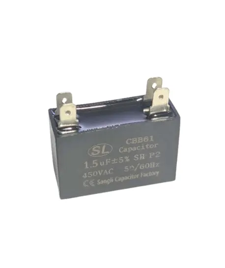 CBB61 Start/Run Capacitor 1.5 µF 500 V AC Terminal Type