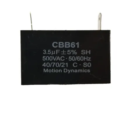 CBB61 Start/Run Capacitor 3.5 µF 500 V AC Terminal Type