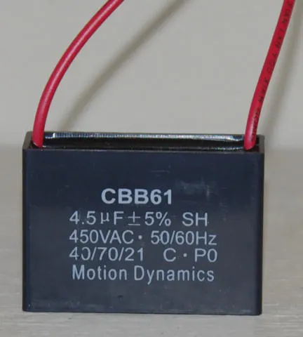 CBB61 Start/Run Capacitor 4.5 µF 500 V AC
