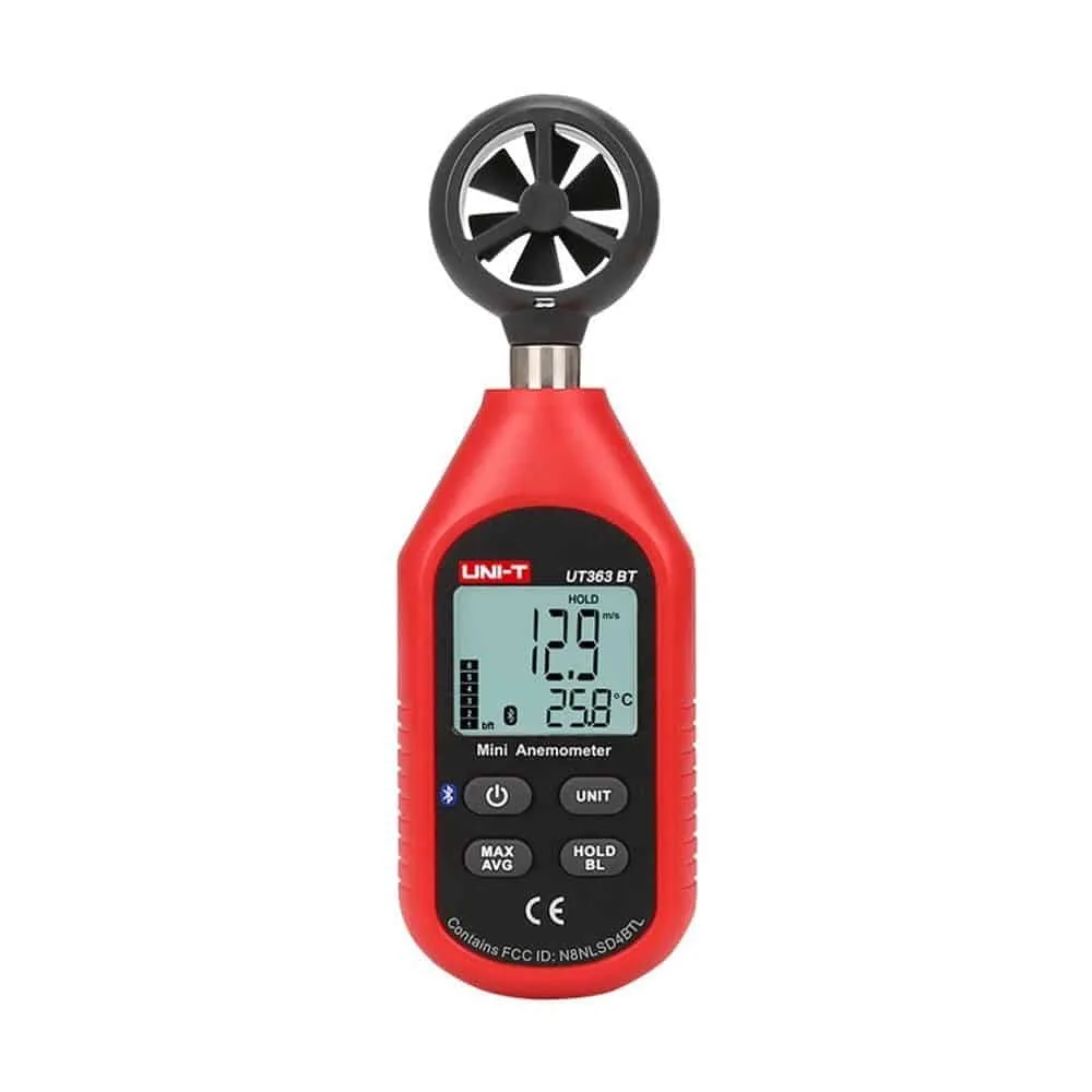 Mini Anemometer, 0 to 45 m/s, -10 To 45°C