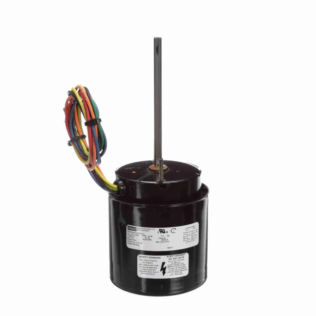 محرك تبريد Fasco D091 بقطب مظلل، قطر 3.3 بوصة، بديل لمحرك Coleman/Frigidaire/McQuay/Trane الأصلي