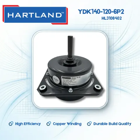 YDK140-120-6P2 - HL3108402 Hartland HVAC Motor