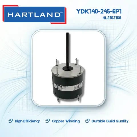 YDK140-245-6P1 - HL3103168 Hartland HVAC Motor