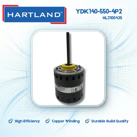 YDK140-550-4P2 - HL3100435 Hartland HVAC Motor
