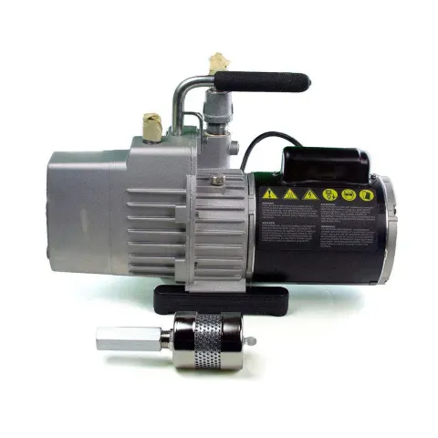 Yellow Jacket 93530 SuperEvac 8 CFM 2-Stage Rotary Vane Vacuum Pump for Ammonia Systems, 115 VAC